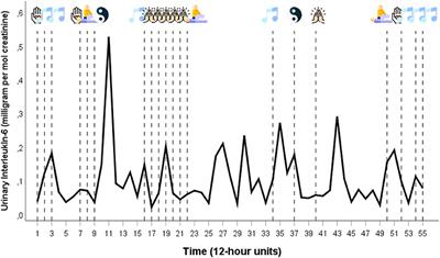 Case Report: Dynamic Interdependencies Between Complementary and Alternative Medicine (CAM) Practice, Urinary Interleukin-6 Levels, and Fatigue in a Breast Cancer Survivor